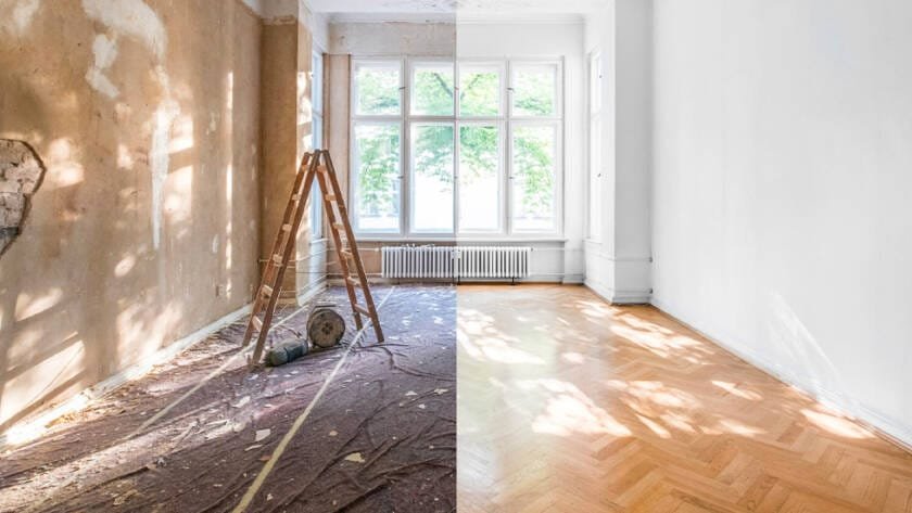 REFORMA DE PISO ANTES Y DESPUES
