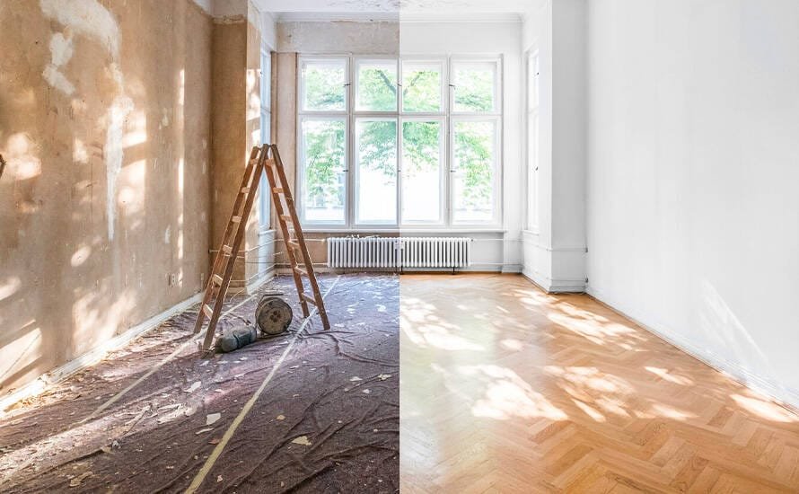 REFORMA DE PISO ANTES Y DESPUES