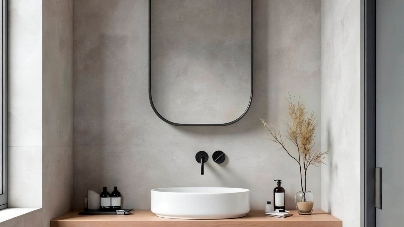 microcemento para baños PROBOMA - pared