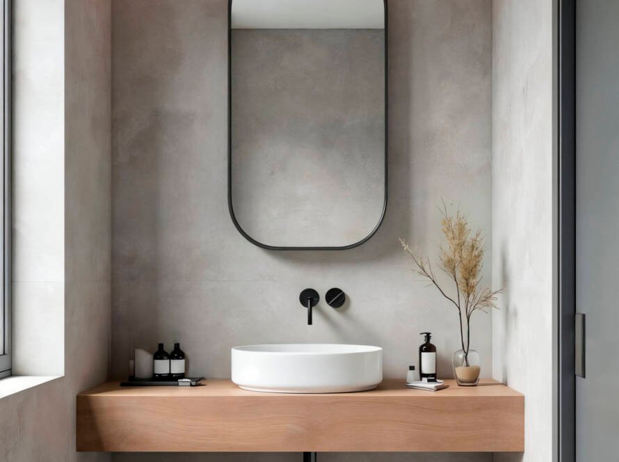 microcemento para baños PROBOMA - pared