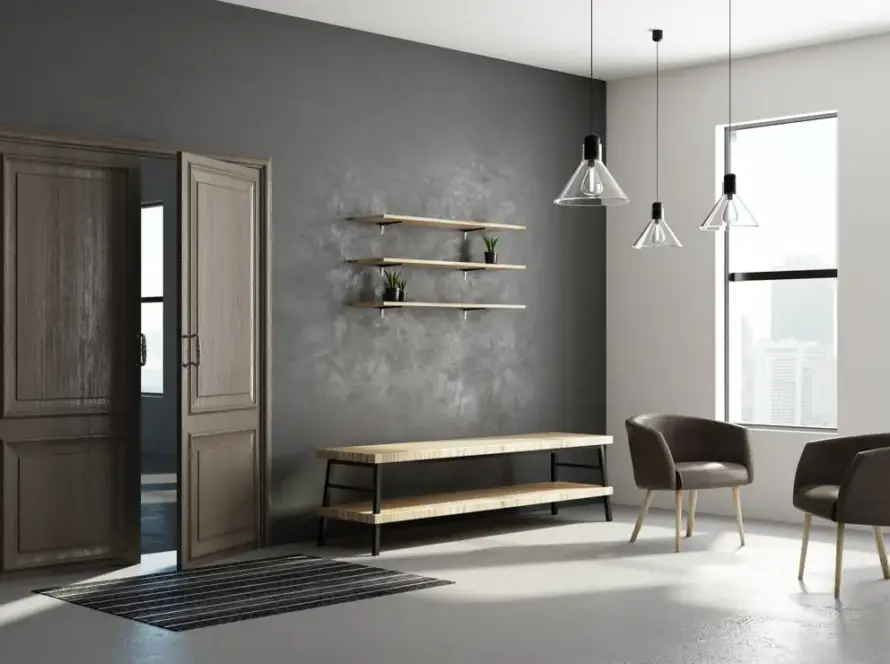 suelos de microcemento en salones