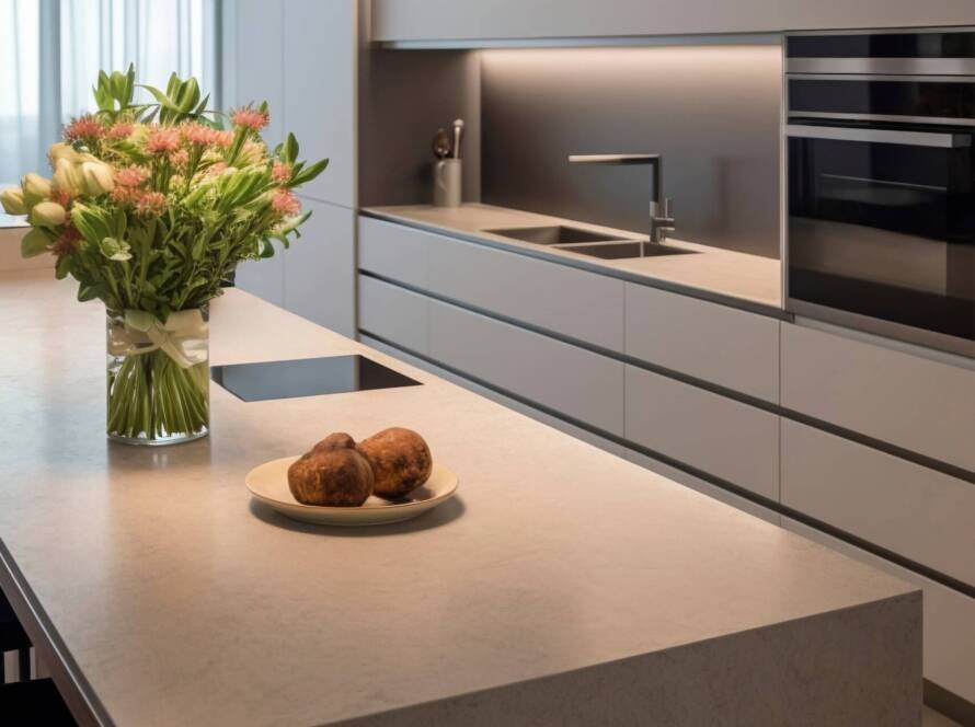 ideas de cocina con isla - Proboma Reformas y microcementos