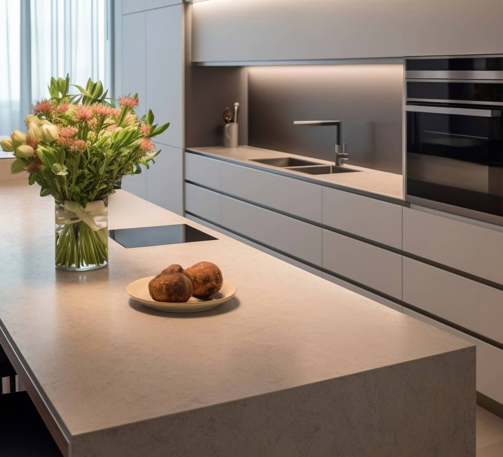 ideas de cocina con isla - Proboma Reformas y microcementos